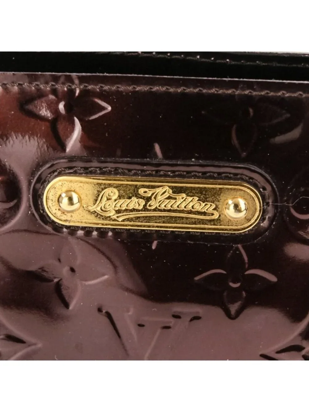 Louis Vuitton Vernis Wilshire PM Monogram Handbag Amarante